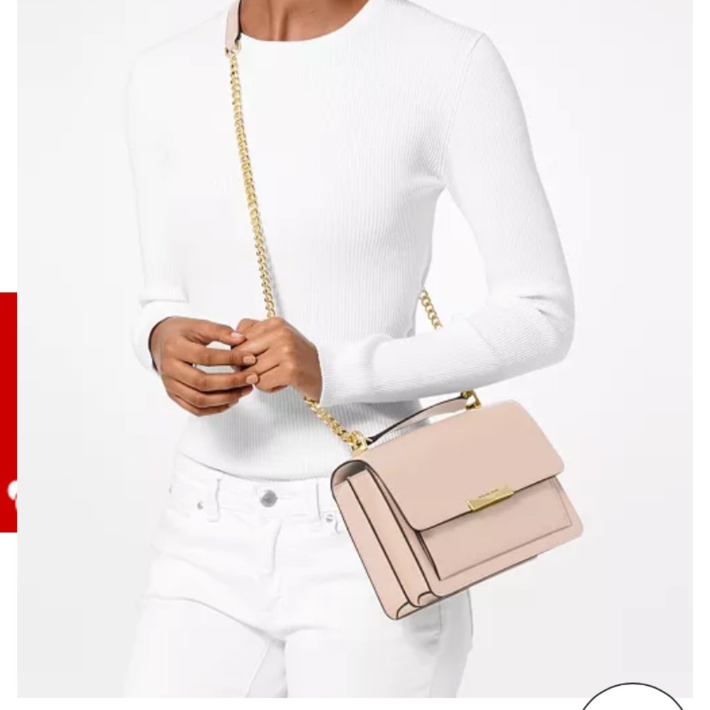 Michael Kors Jade Large Crossbody Purse (Coral)